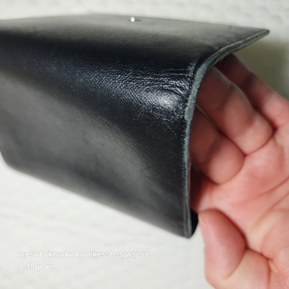 Prada  Tri-fold Triangle Logo Leather Wallet - Picture 5 of 10